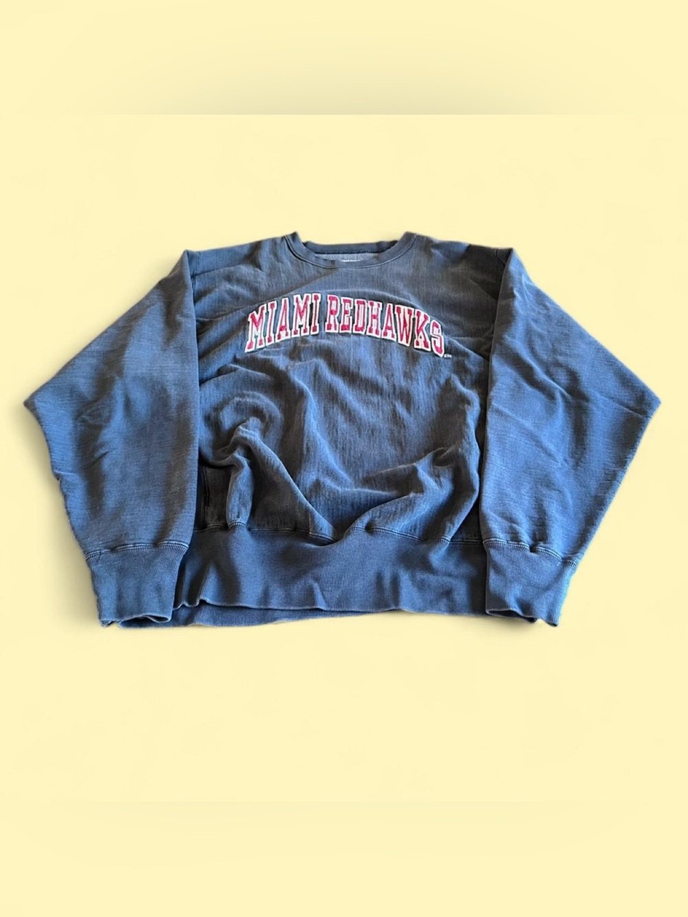 Vintage Miami RedHawks Crewneck Sweatshirt Steve & Barry’s Men’s XL
